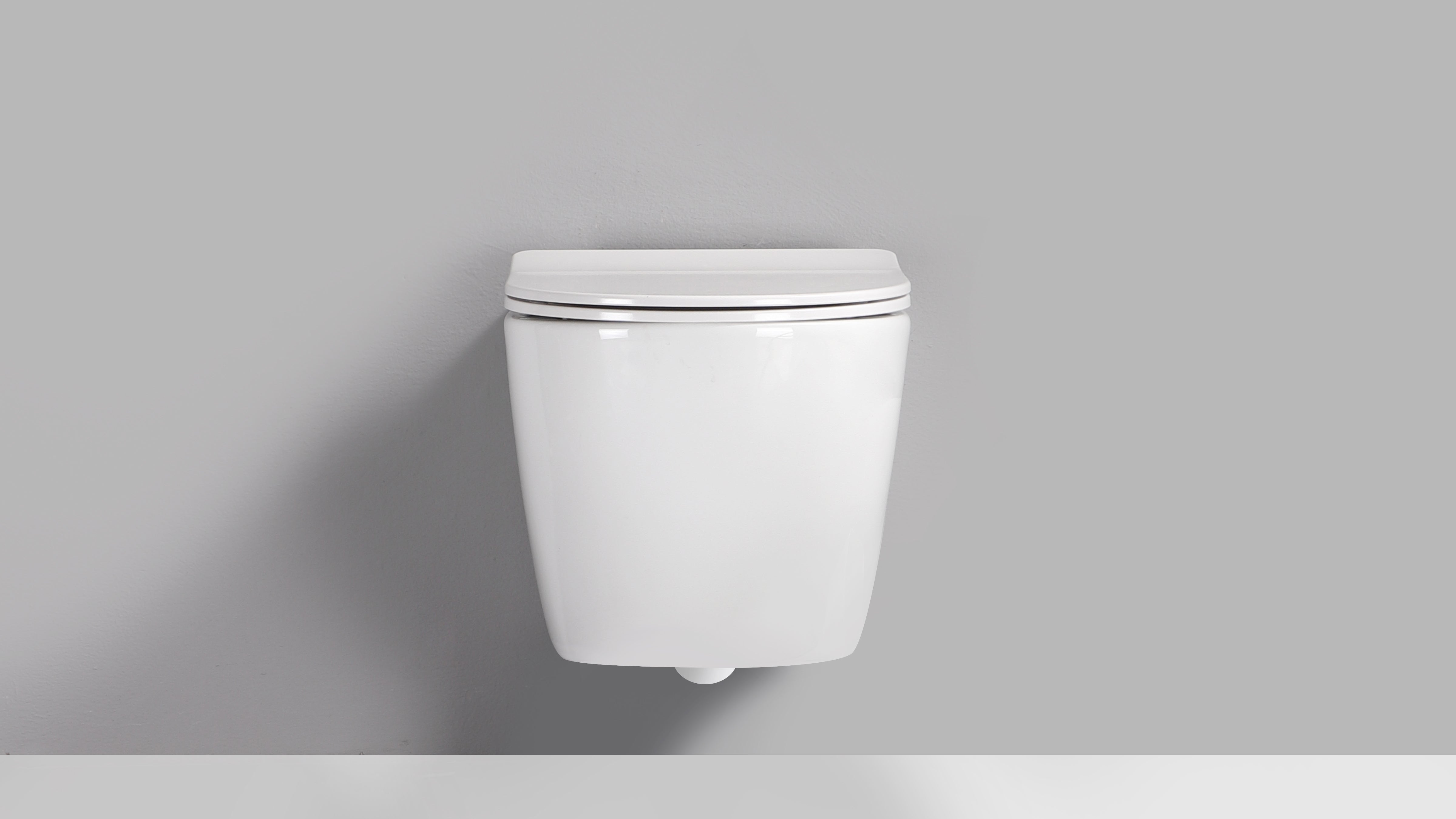 ELIO PAN ROUND WHITE WALL HUNG PAN & SEAT